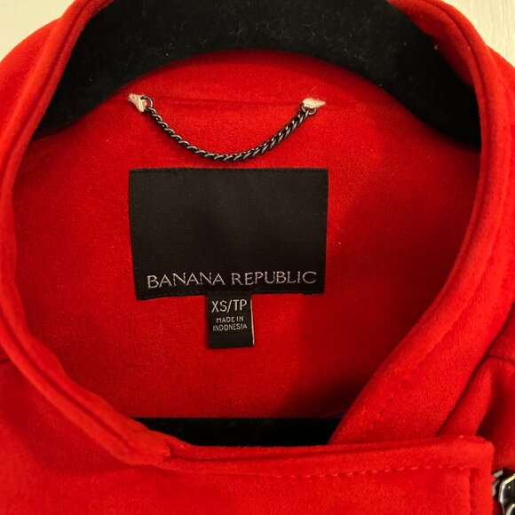 BANANA REPUBLIC Faux Suede Moto Jacket – XS - Picture 3 of 6